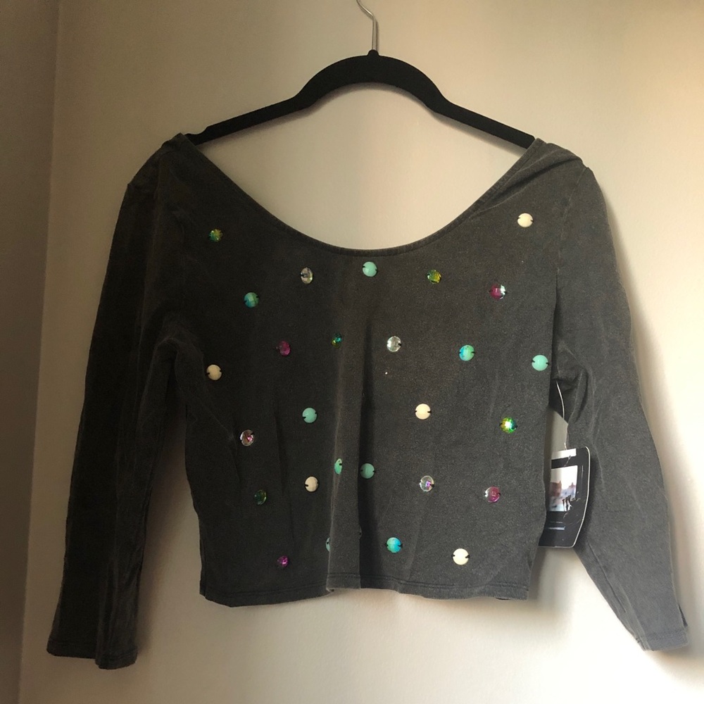 Urban Outfitters Gemstone Crop Top